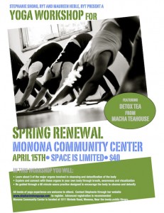 Spring Renewal Workshop - April 15th, 2012